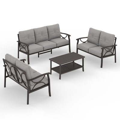 7 - Person Patio Conversation Sets With Cushions