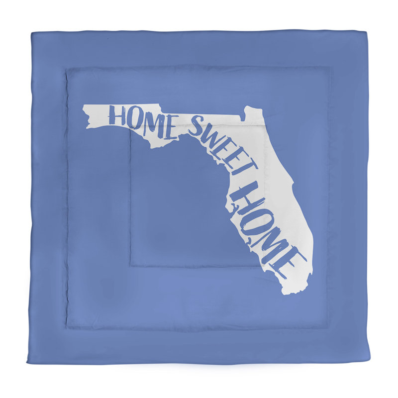 Florida Polyester Comforter, Blue