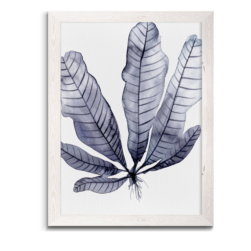 « living under sea ii »-peinture encadrée, H 38 po x l 28 po x P 1,25 po, Toile blanche encadrée