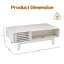 Table basse, tables de salon, table moderne avec rangement, table basse Mid Century-129422307