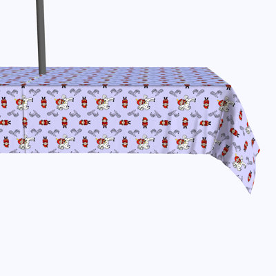 Dunwell Geometric Christmas Tablecloth