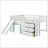 Full Size Low Loft Bed With Slide