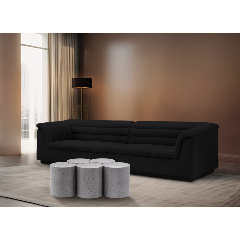 Ensemble de 5 tables de groupage Hylie, Blanc