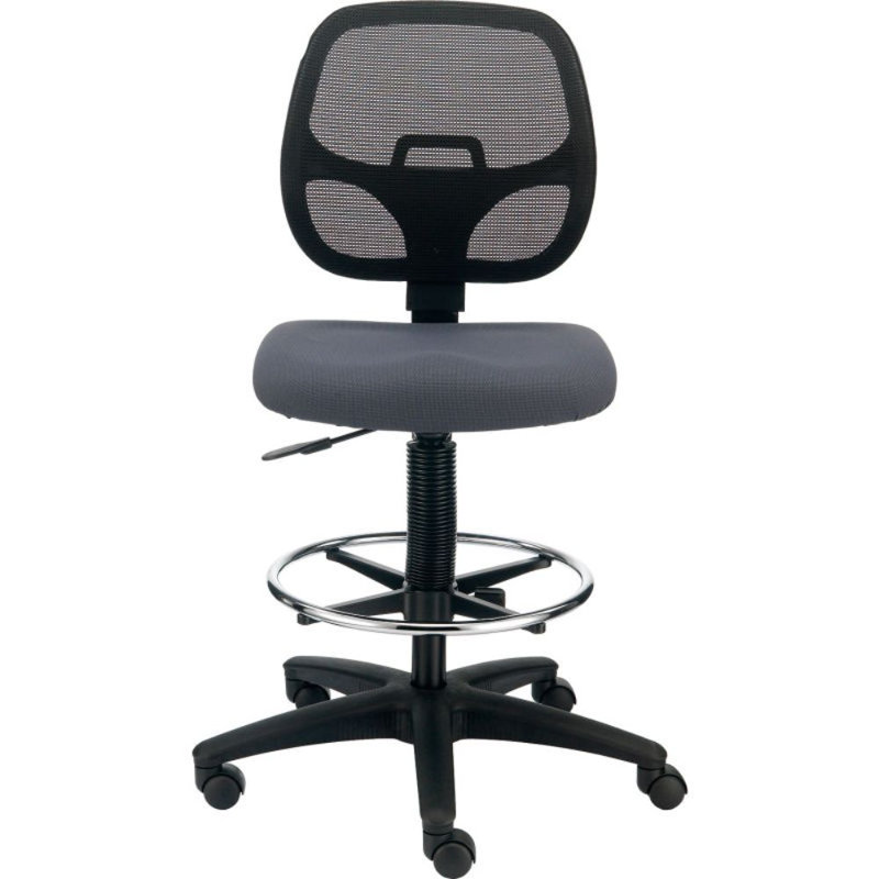 Tabouret de laboratoire à hauteur ajustable, gris