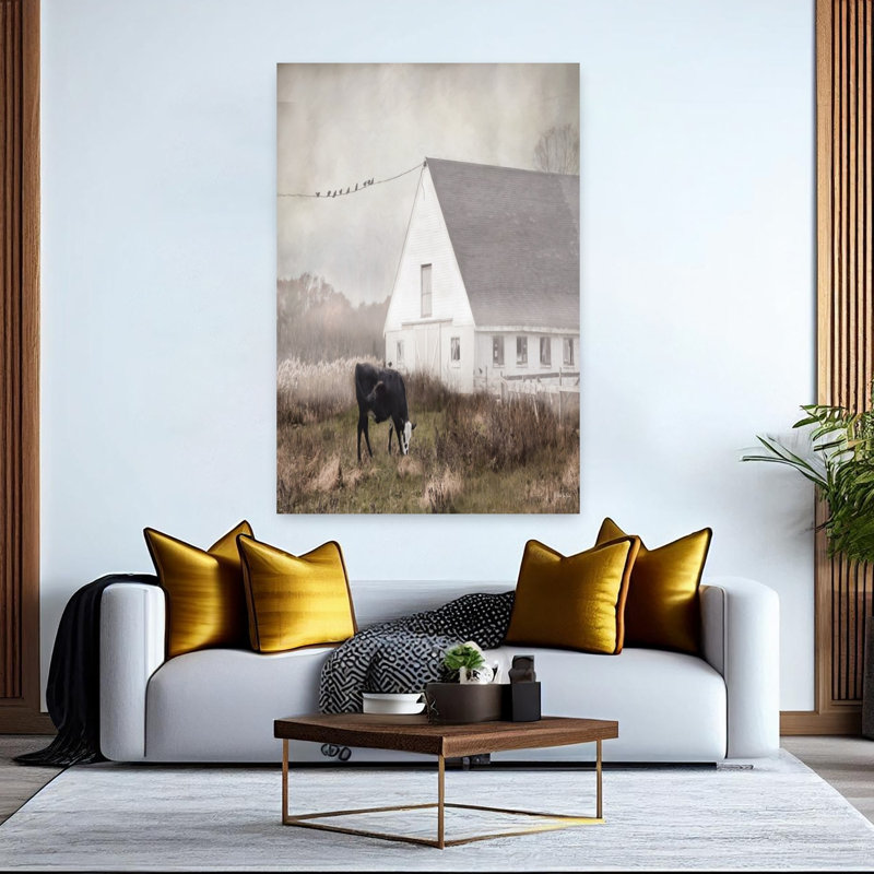 Paysage de vache Barnyard Bliss, H 40 po x l 60 po