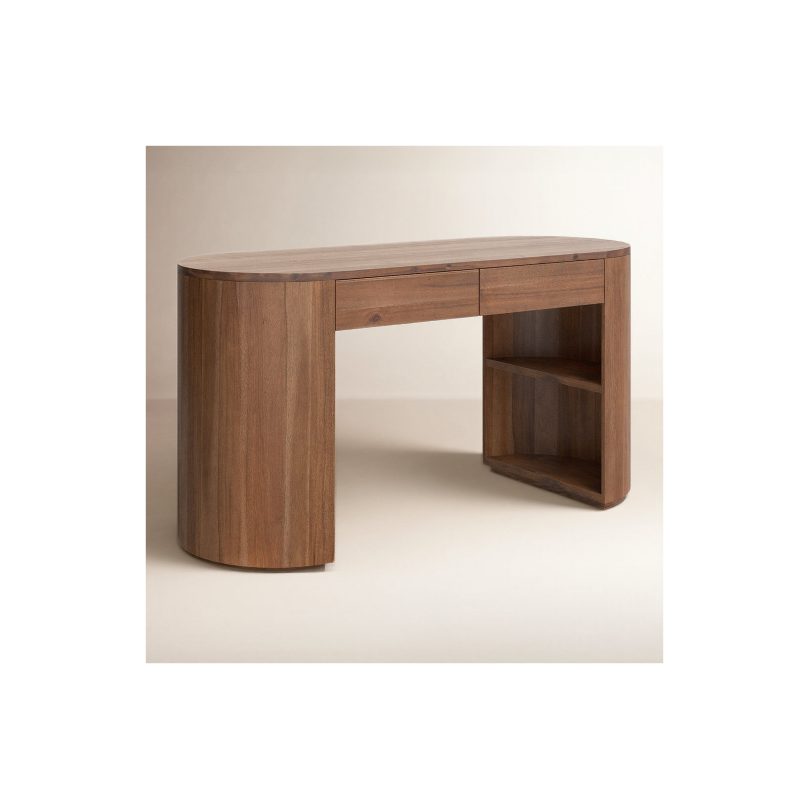 Lillian Writing Desk, Caramel Brown