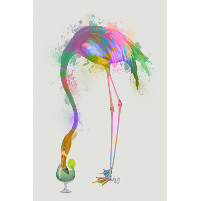 Rainbow Splash Flamingo 3