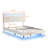 Full Size Floating Bed Frame With Led Lights And Usb Charging-853491900