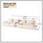 Canapé modulaire surdimensionné en tissu 146 po 146 po-119862453