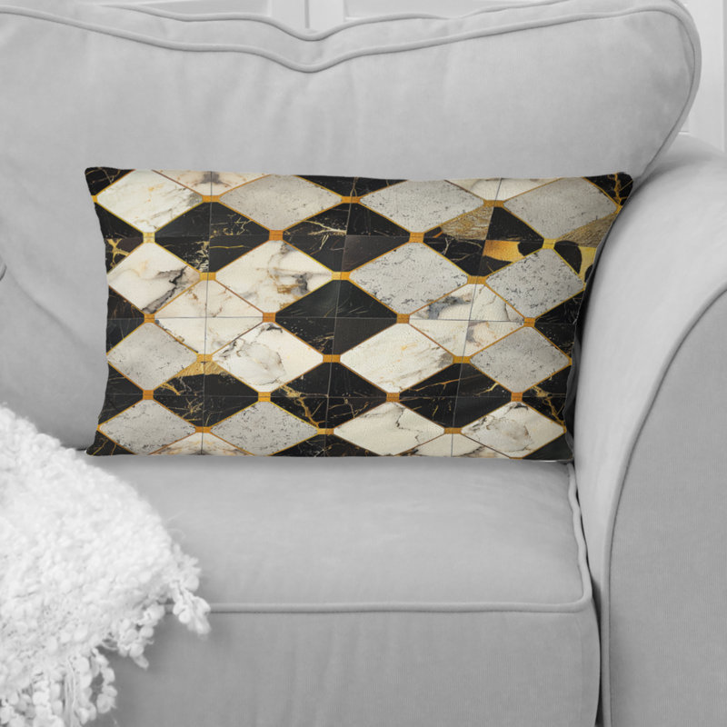 Coussin lombaire Gold Tiles II - Tiles