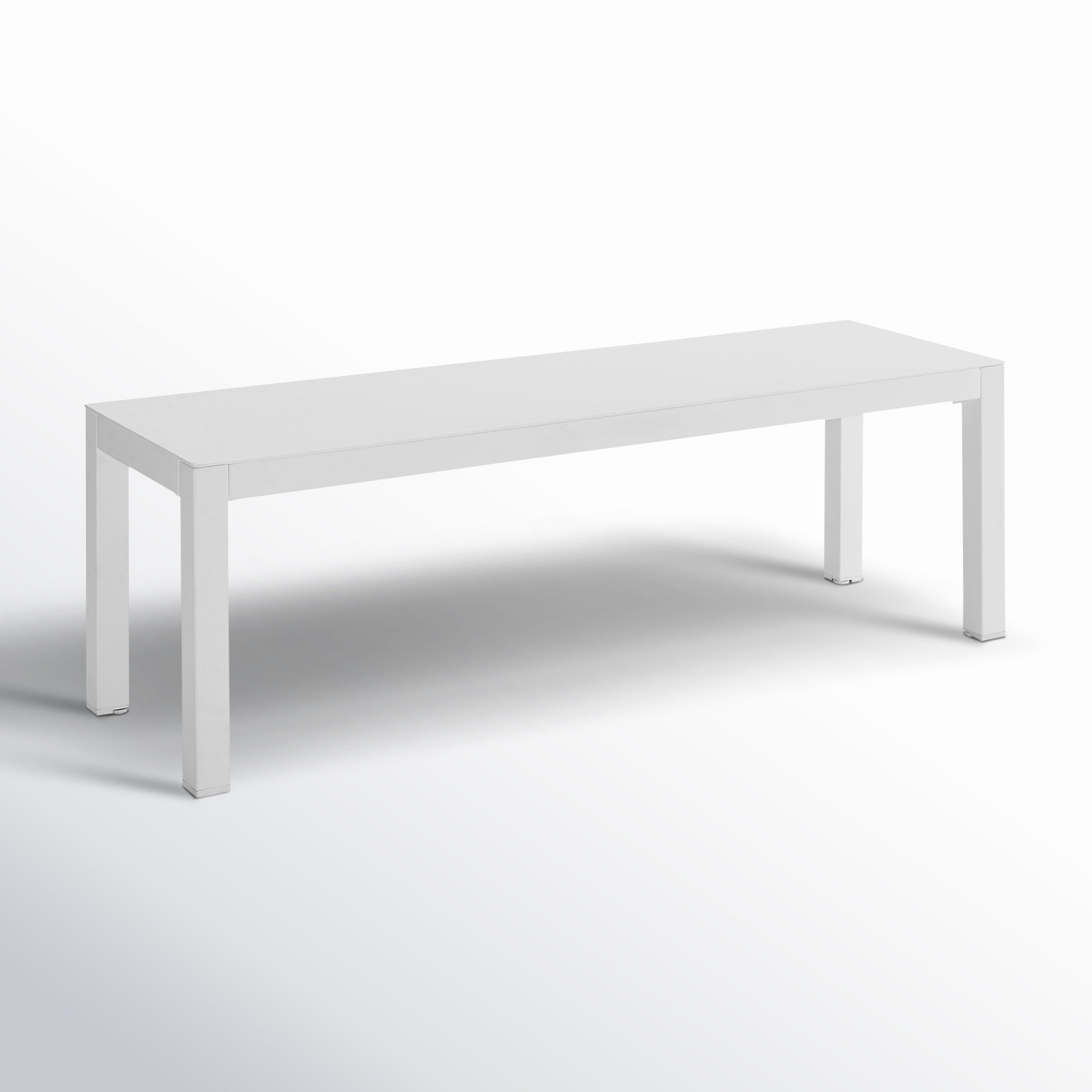 Armando 64" Patio Dining Set, White