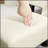 Elegant Small Ottoman Foot Rest With Linen Fabric And Plastic Legs, For Living Room And Bedroom Use-1820690596