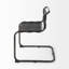 Chaise d'appoint rembourrée en cuir Otelia-1100267527