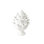 Vase de table en céramique blanche