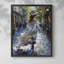 WOMEN Series DCXLII - reproduction encadrée de qualité supérieure - prête à être accrochée - aucun clou requis-122381567-122381564