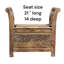 Banc de rangement Ojambert