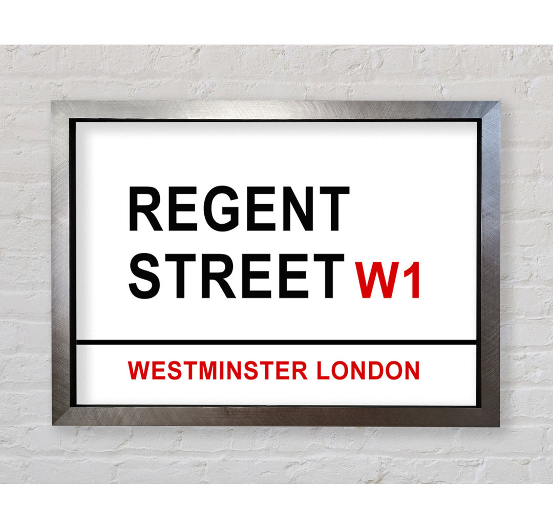 Regent Street Signs - Drucken