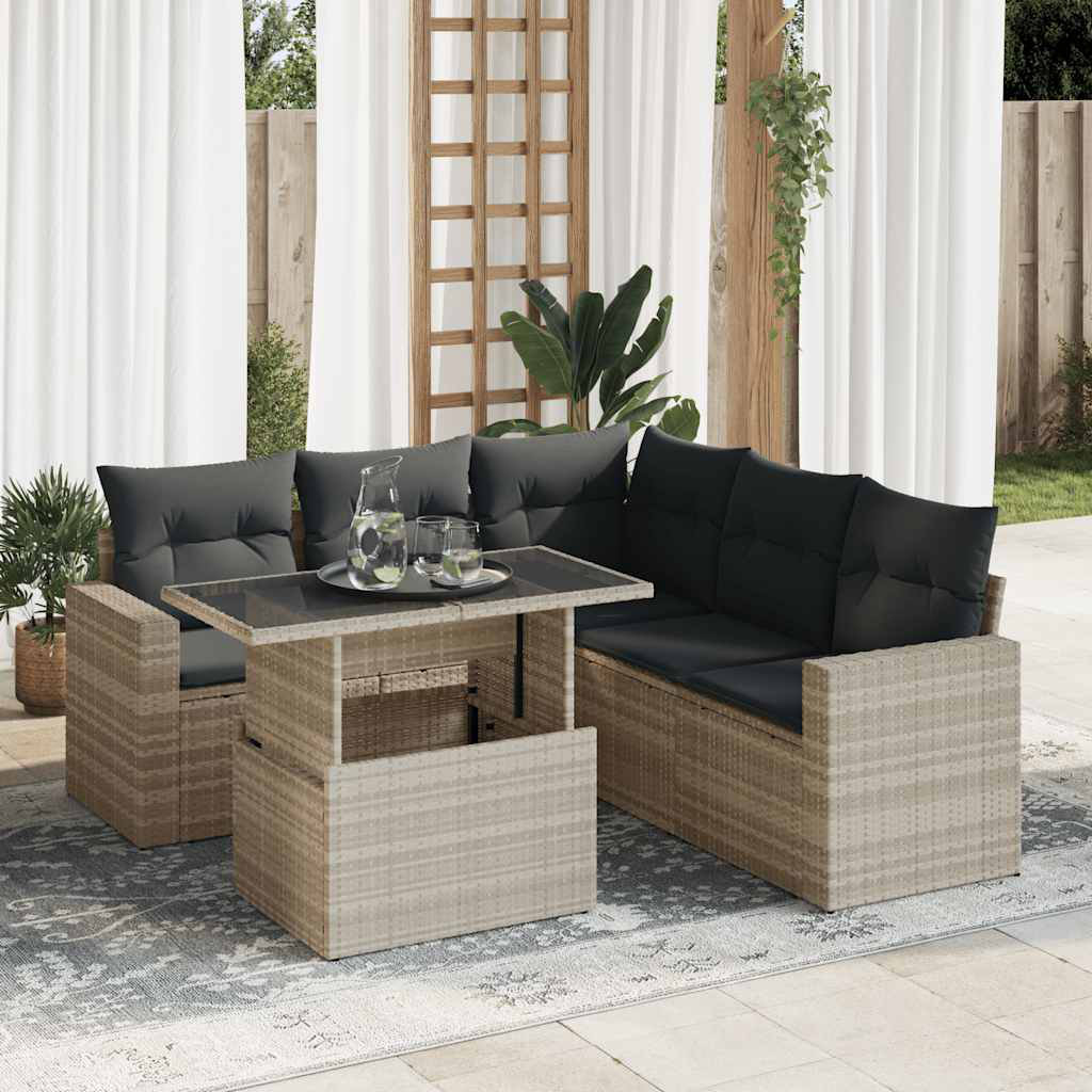 Gartensofa Roxen mit Kissen