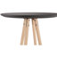 Plattsmouth Round Solid Wood Base Dining Table-125418897-125418896