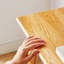 Bureau d'ordinateur en bois naturel Lanease
