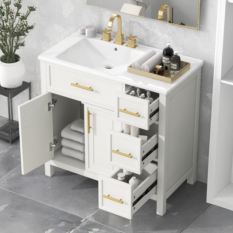 Meuble-lavabo 36 po avec comptoir d'évier