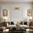 Gold Sputnik 8-Light Chandelier Mid Centry