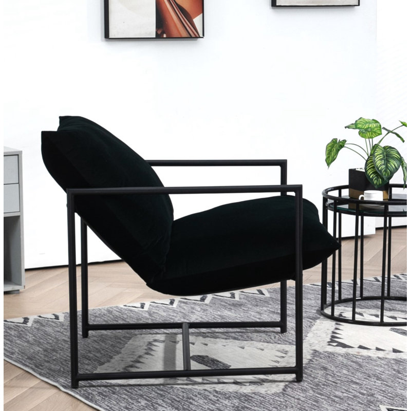Velours Marshall avec assise profonde, Noir