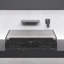 Robinet pour salle de bain Gunmetal Waterfall-121767814