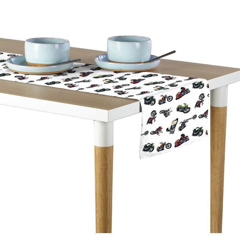 Clackamas Geometric Table Runner, 108" x 14"