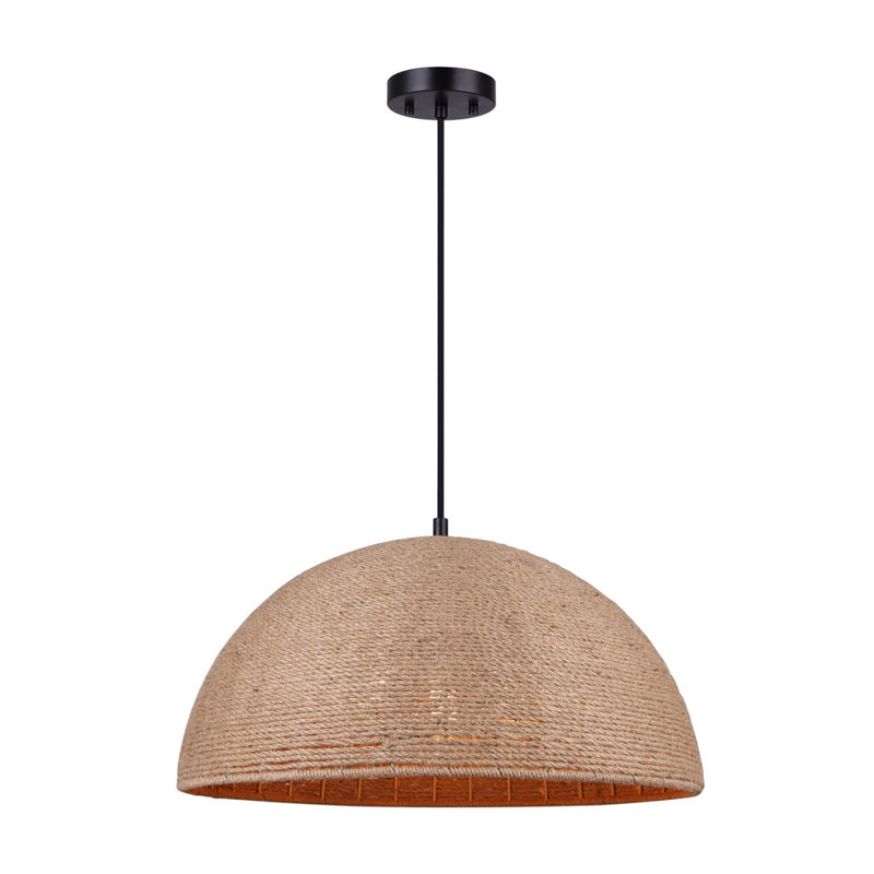 Annemary 1 - Light Brown Single Pendant