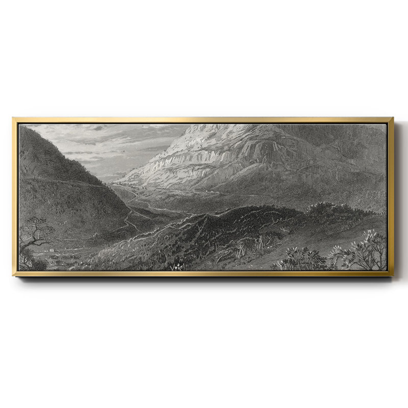 Cumberland Gap- Framed Canvas, 12" H x 30" W
