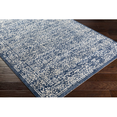 DeSoto Power Loom Oriental Navy/Denim Rug