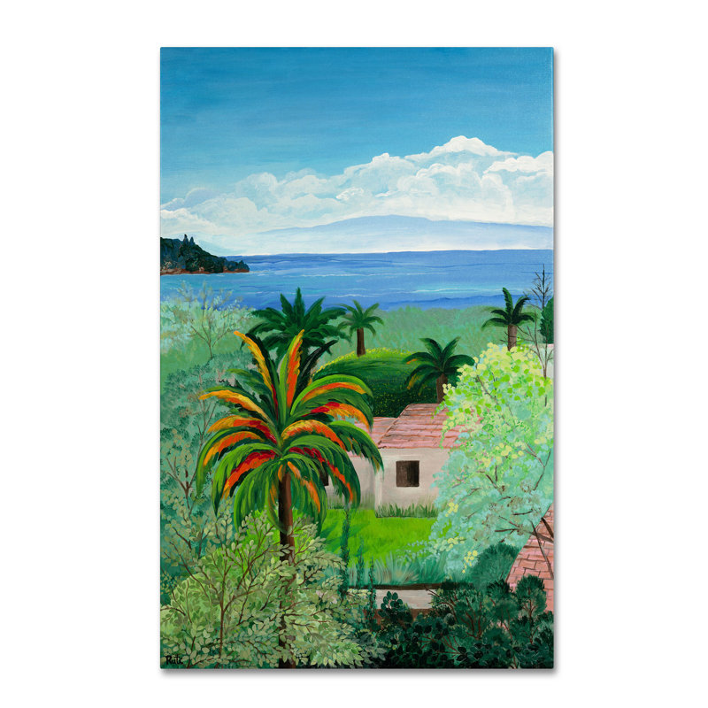 Costa Rica Beach-impression sur toile, H 32 po x l 22 po x P 2 po