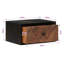 40 cm W Solid Wood Bedside Table