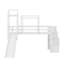 Lit mezzanine confortable avec tour amusante et tente de charme-814423821-814423820