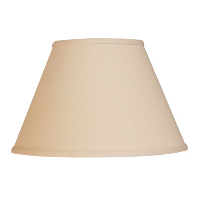 Abat-jour empire en lin beige
