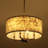 4-Light Natural Capiz Shell Drum Chandelier-517692962