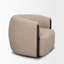 Kornelia Textured Fabric Barrel Accent Chair-761544445