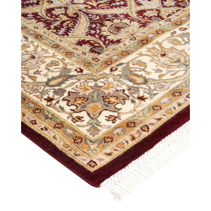 Classic One-of-a-Kind 6'2" X 9'5" Hand Knotted Area Rug