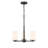 Verlana 19" 3-Light Chandelier - Matte Black-2883700