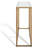 Wells 48.0'' Marble Top Console Table