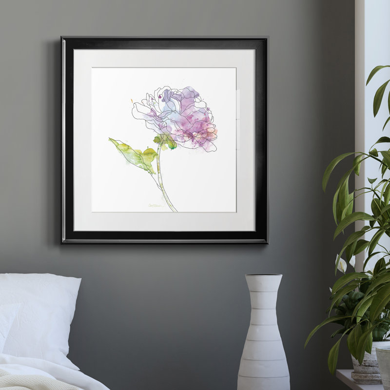 Simple Study III par J Paul - reproduction d'art encadrée, H 17,5 po x l 17,5 po x P 1,5 po, Papier encadré noir