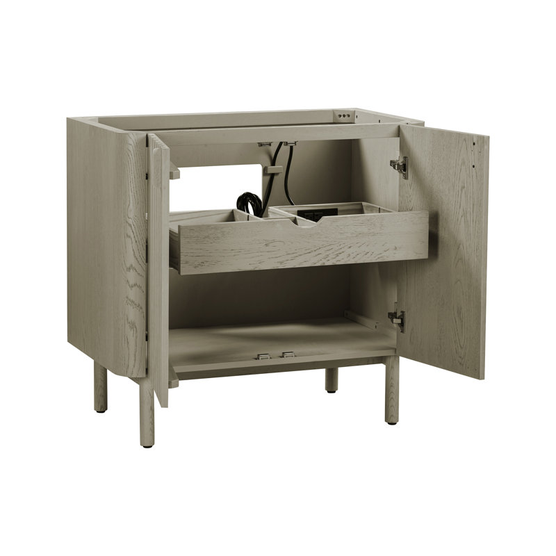 Blakely 36'' Single Bathroom Vanity Base Only, Gray