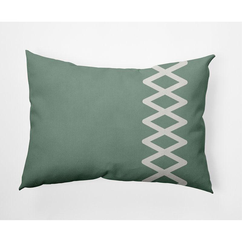 Housse de coussin et insert Layton, Sauge, 14 po x 20 po