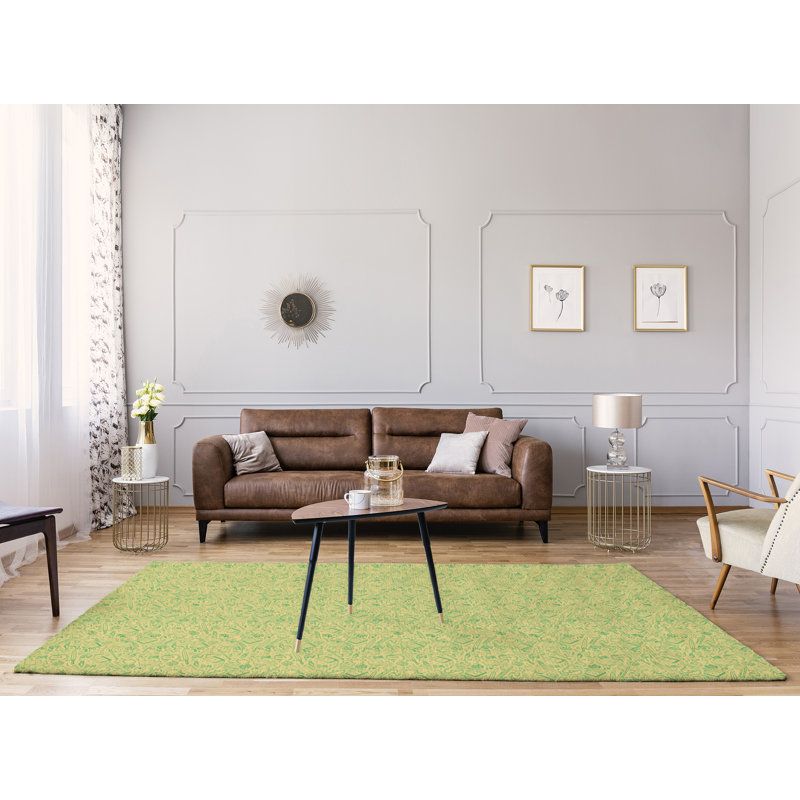 Tapis de zone jaune reg patterns, Rectangle 8 pi x 10 pi