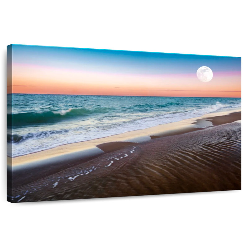 Gillard Moonrise At Sunset, 24" H x 36" W