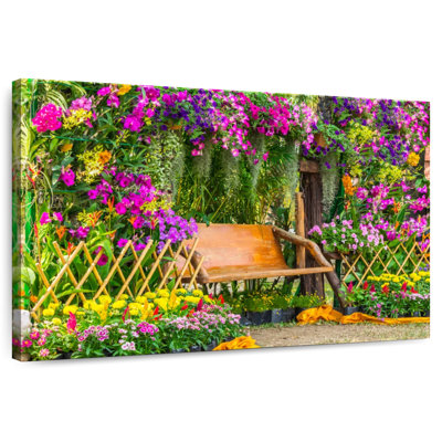 Harnek Flower Garden Bench