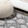 Isaacson Tile Trellis High-Low Light Gray/Ivory Indoor/Outdoor Rug
