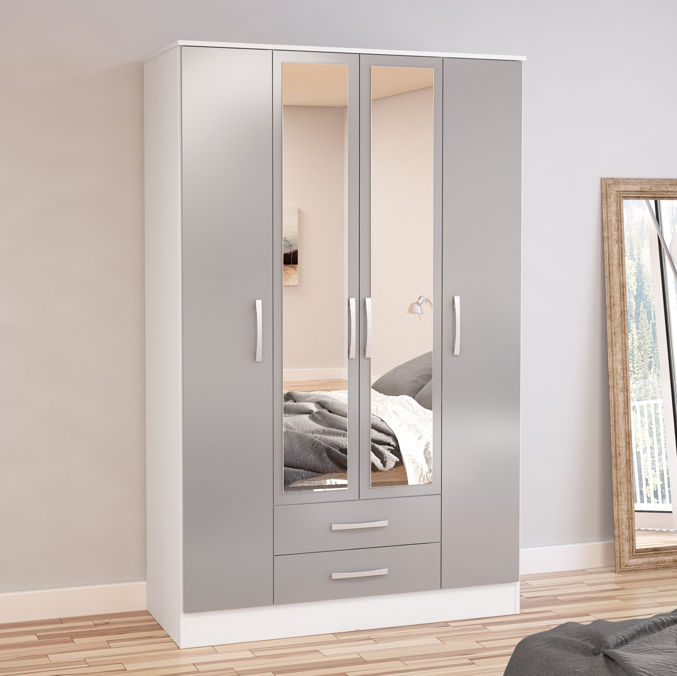 Marquitta 4 Door Wardrobe