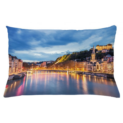 European Outdoor Rectangular Pillow Cover